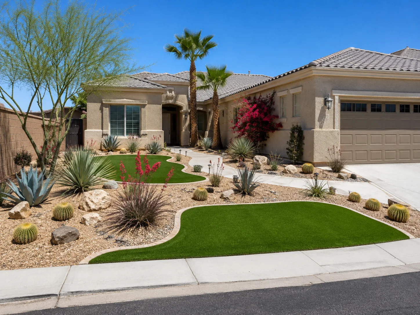 Desert landscape turf conversion Scottsdale AZ