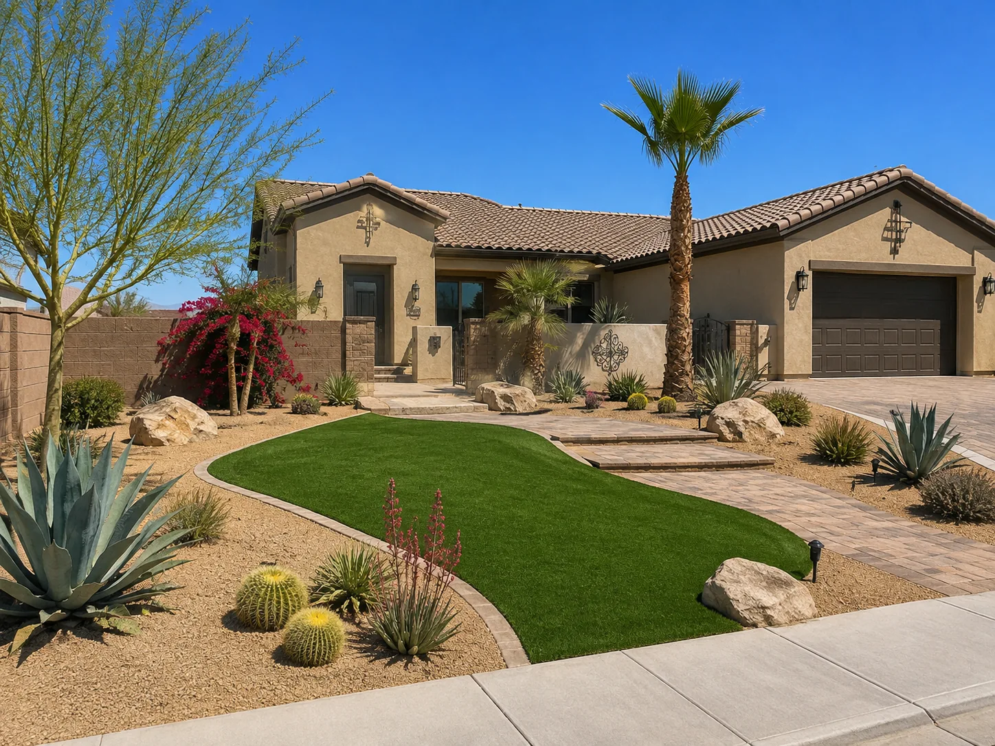 Desert landscape turf conversion Scottsdale AZ