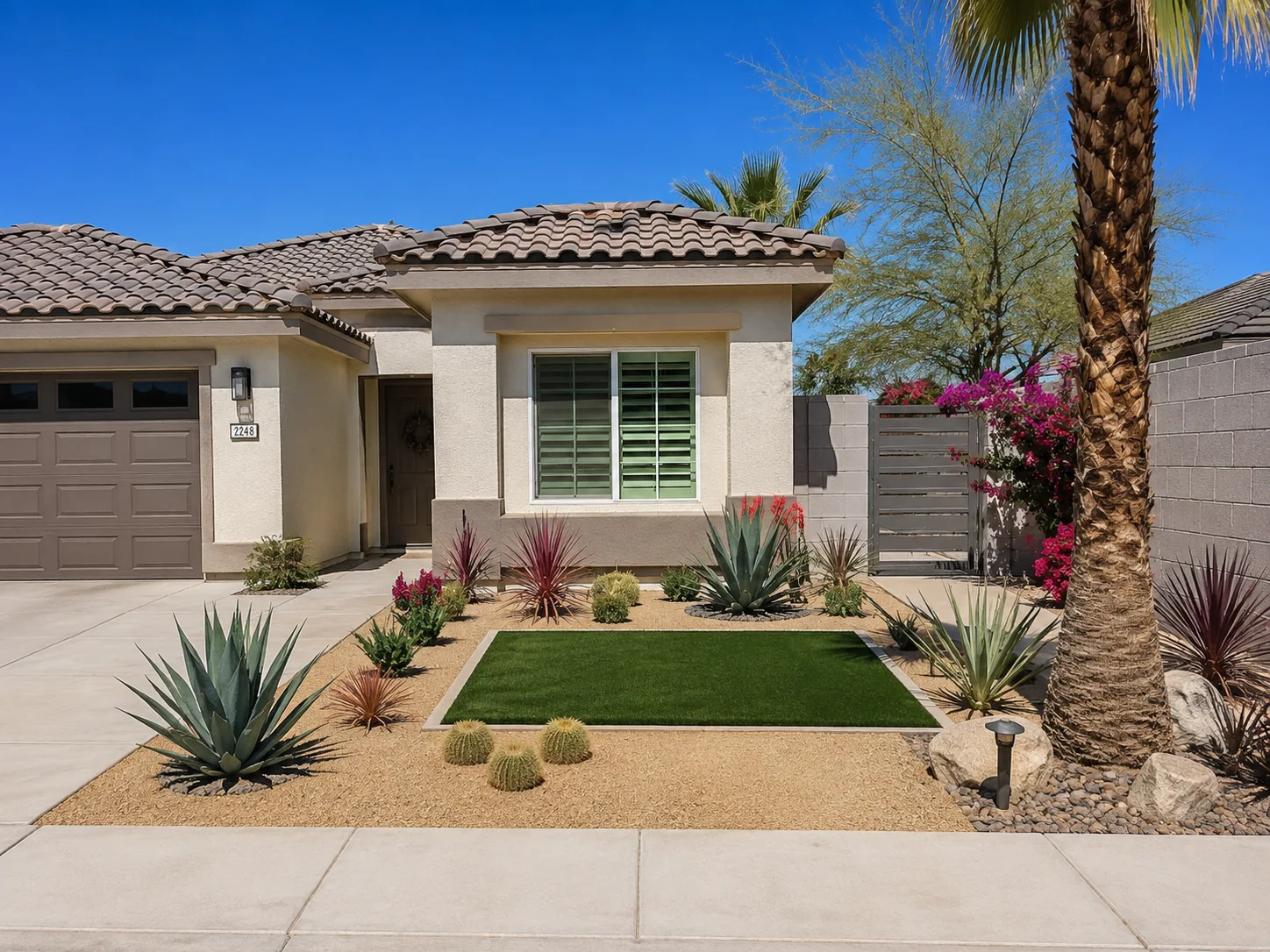 Desert landscape turf conversion Scottsdale AZ