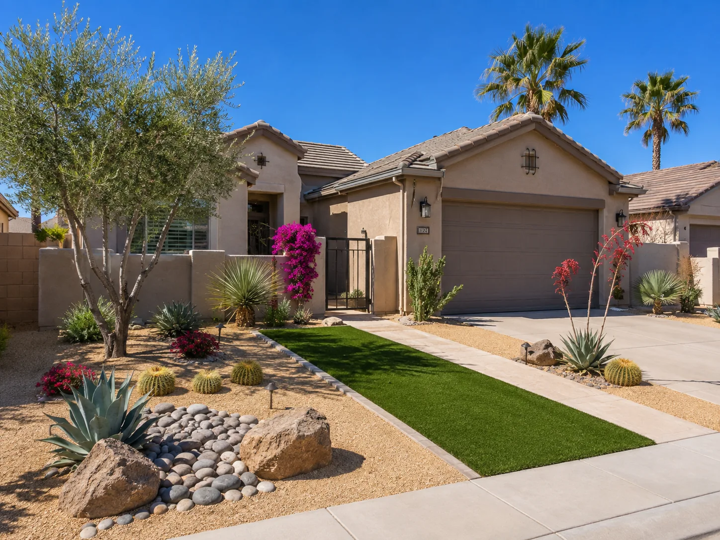 Desert landscape turf conversion Scottsdale AZ