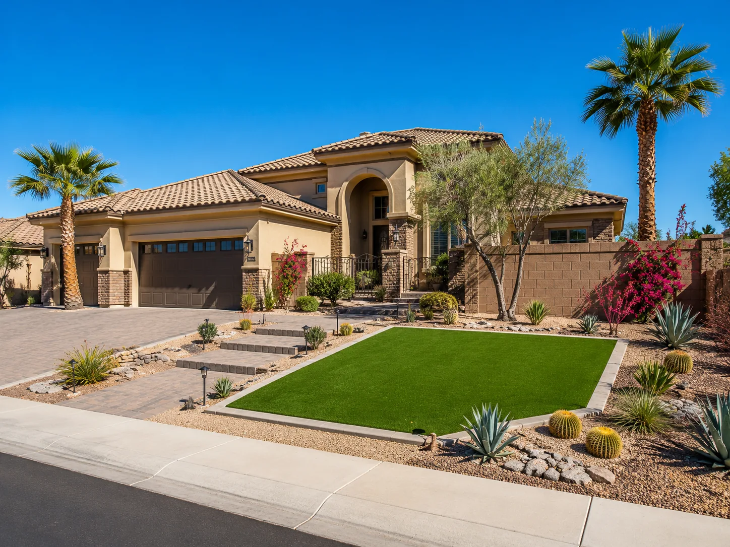 Desert landscape turf conversion Scottsdale AZ