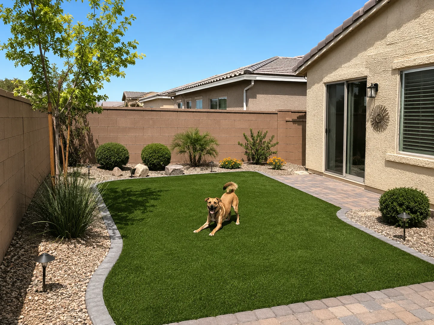 Pet turf dog run Scottsdale AZ