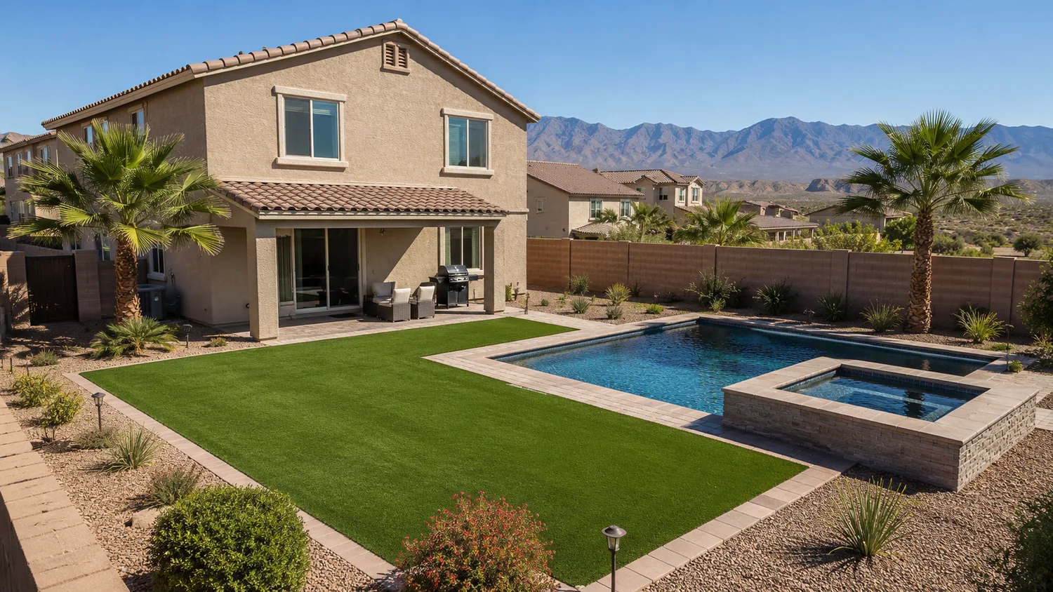 Turf Around Pools in Scottsdale AZ