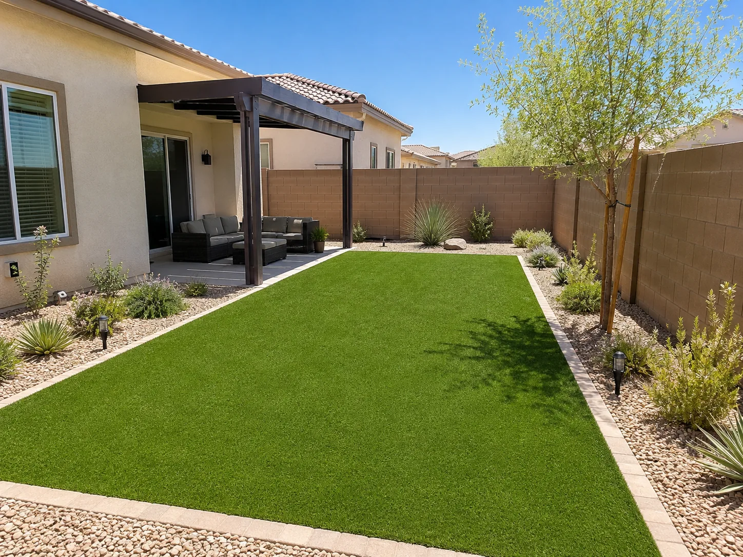 Artificial grass lawn Scottsdale AZ