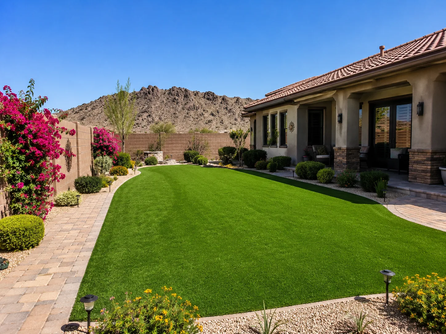 Artificial grass lawn Scottsdale AZ