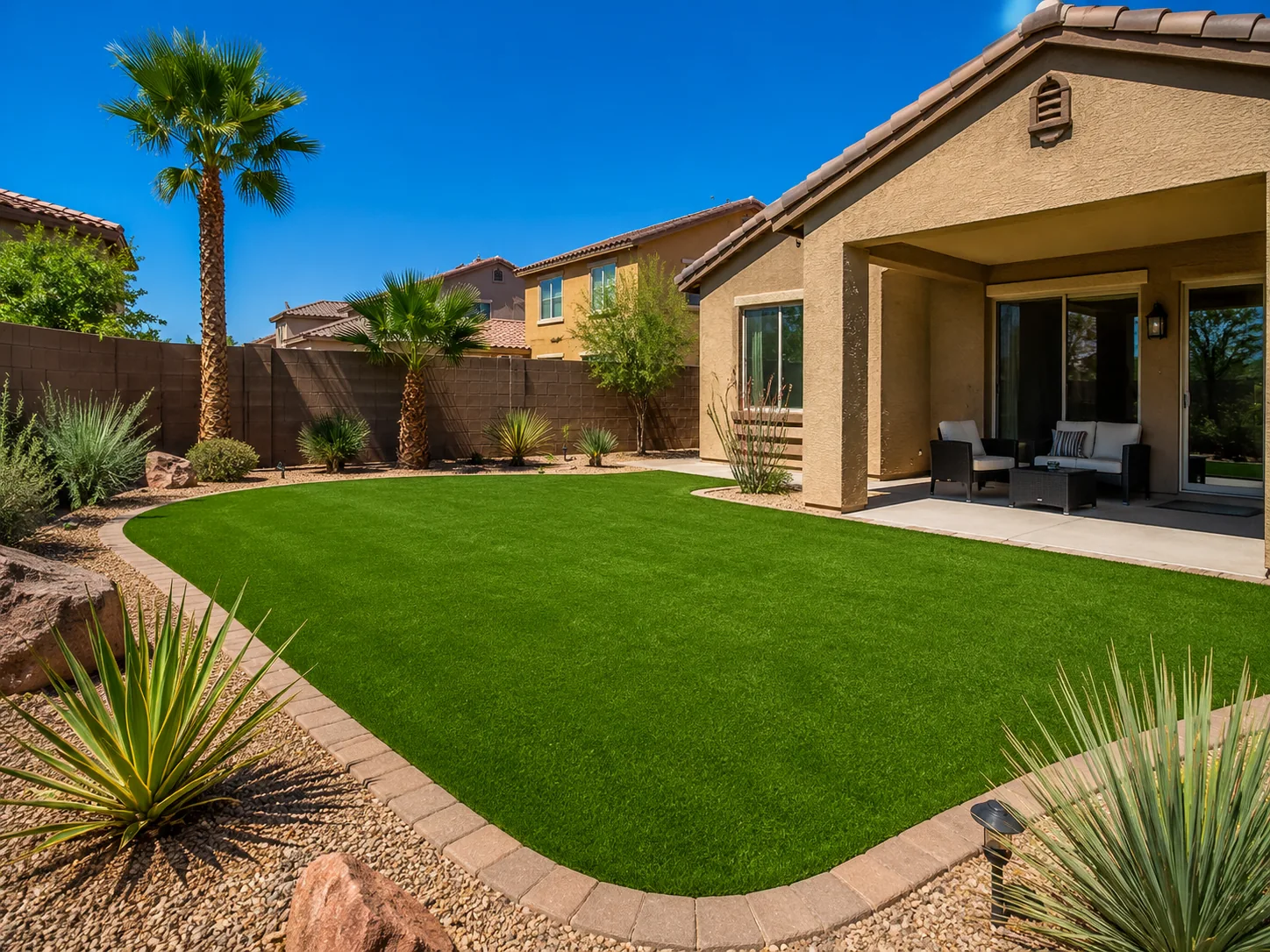 Artificial grass lawn Scottsdale AZ