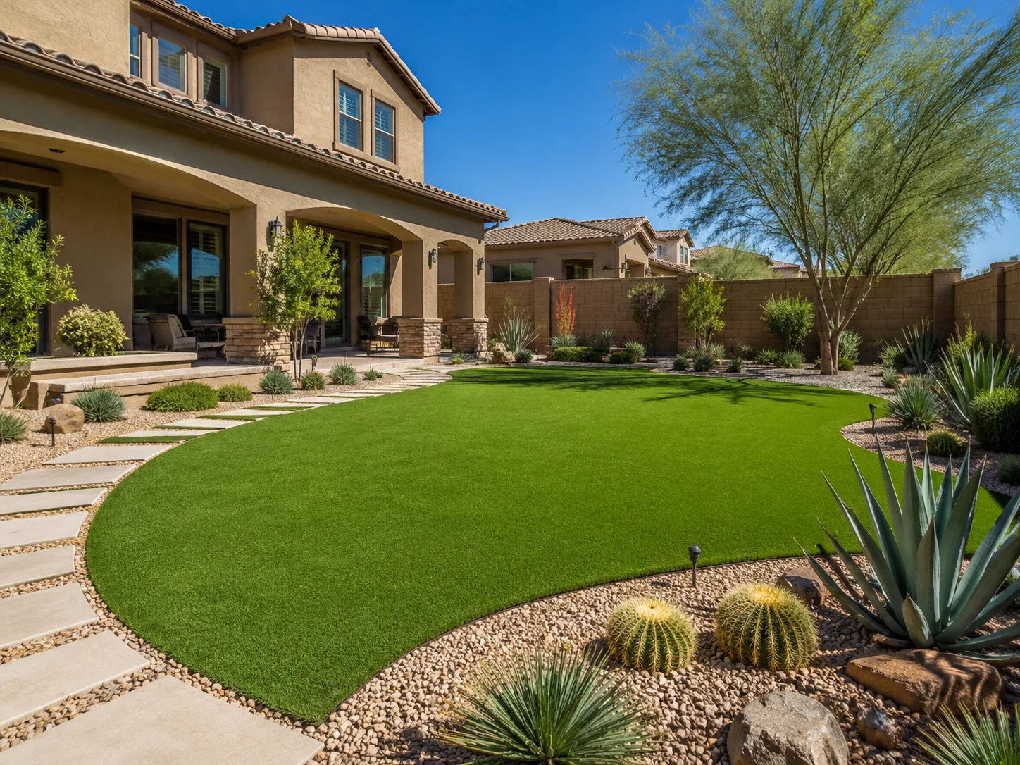 Artificial grass lawn Scottsdale AZ