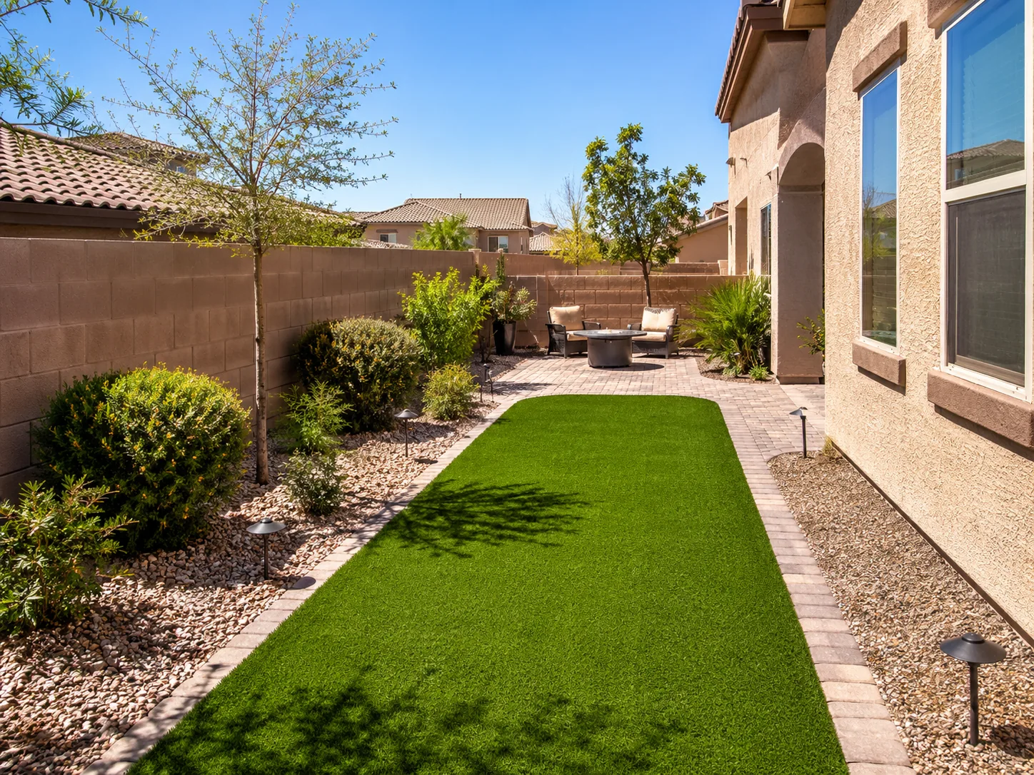 Artificial grass lawn Scottsdale AZ